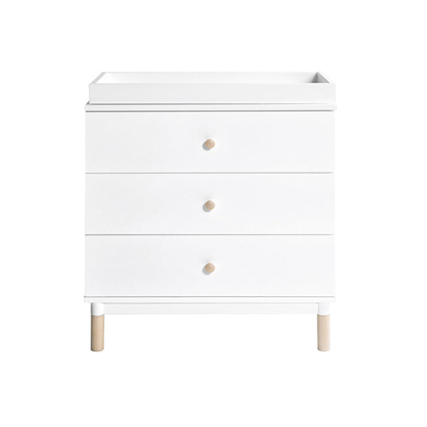 Gelato 3 Drawer Changer / Dresser in White & Natural