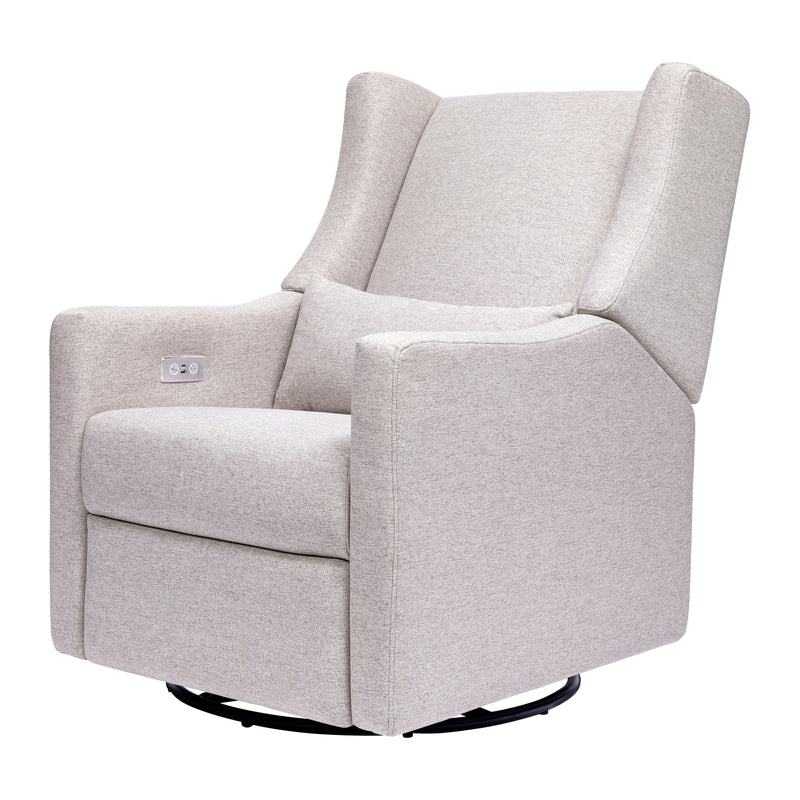 Kiwi Electronic Recliner & Swivel Glider with USB Port in Grey