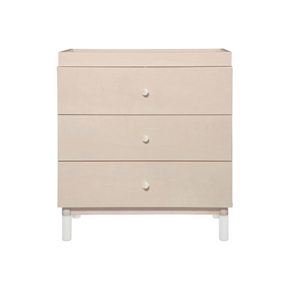 Gelato 3 Drawer Changer / Dresser in Natural & White