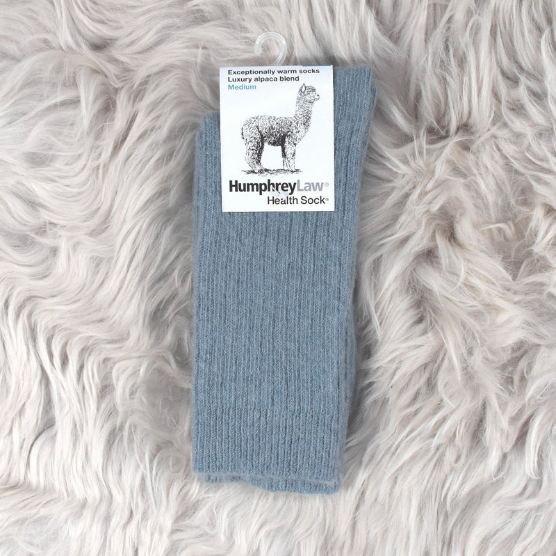 Humphrey Law Alpaca Socks - Dusty Blue