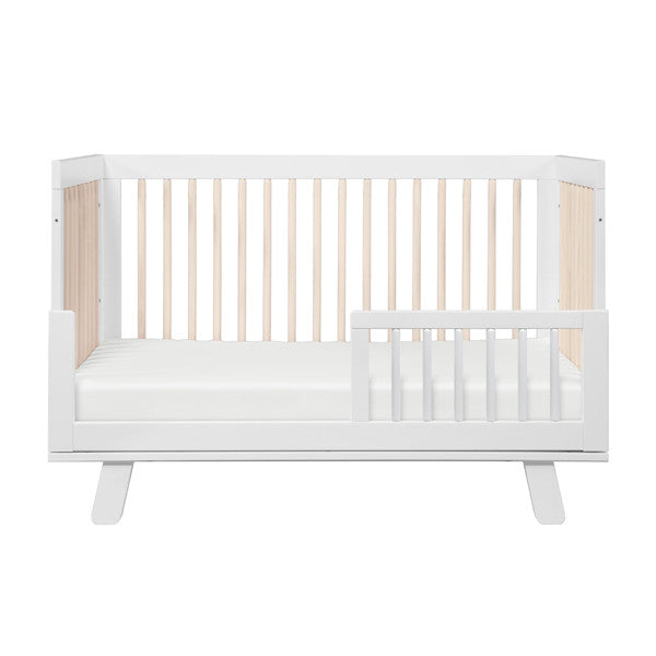Hudson Cot in White & Washed Natural