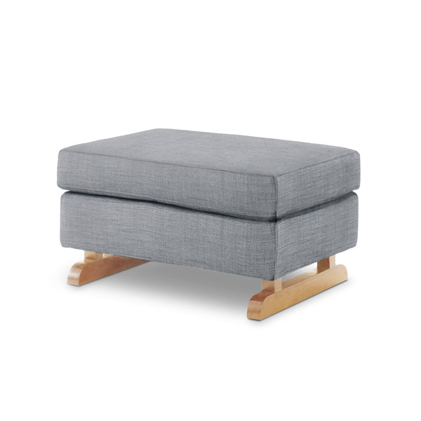 Perch Foot Stool in Ash with Light Legs