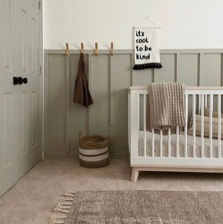 Scoot Cot in White & Washed Natural